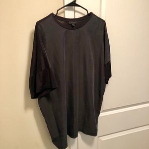 COS black/gray tee with front panels